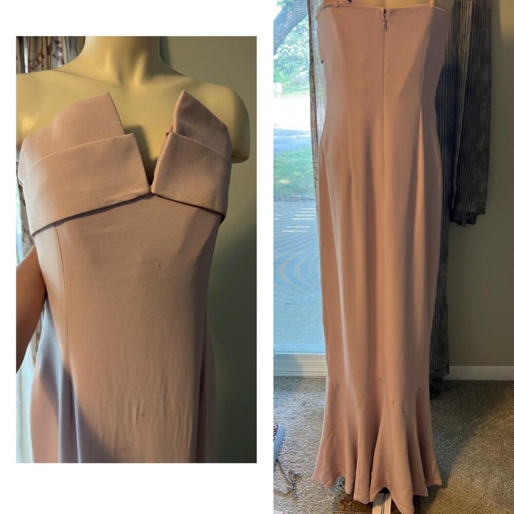 Brandon Maxwell Pink Long Dress